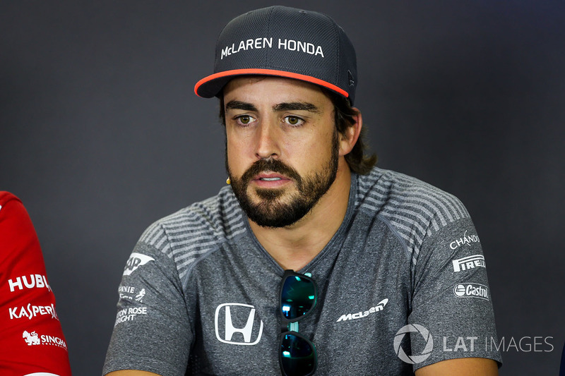 Fernando Alonso, McLaren in the Press Conference