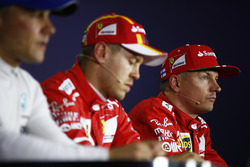 Кими Райкконен и Себастьян Феттель, Ferrari, Валттери Боттас, Mercedes AMG F1