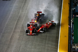 Себастьян Феттель, Ferrari SF70H, Макс Ферстаппен, Red Bull Racing RB13, Кімі Райкконен, Ferrari SF7