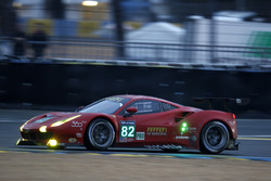 #82 Risi Competizione Ferrari 488 GTE: Giancarlo Fisichella, Toni Vilander, Matteo Malucelli