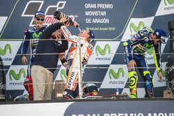 Podium: race winner Marc Marquez, Repsol Honda Team
