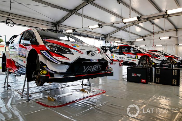 Área del equipo Toyota Gazoo Racing