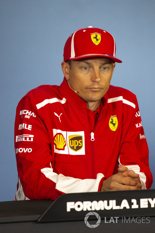 Kimi Raikkonen, Ferrari in the Press Conference