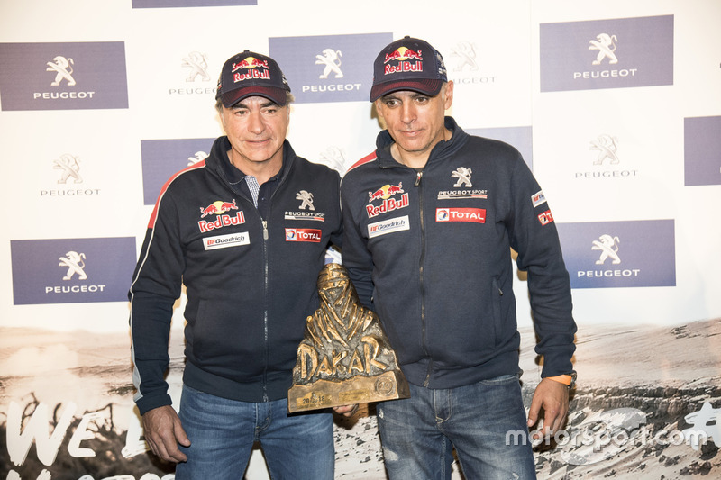 Dakar (coches): Carlos Sainz y Lucas Cruz, Peugeot Sport