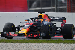 Max Verstappen, Red Bull Racing RB14 spin