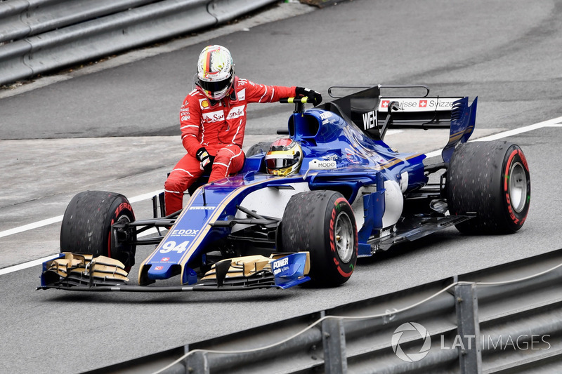 2017 Malezya: Sebastian Vettel, Pascal Wehrlein