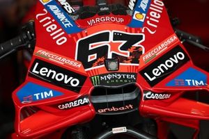 El carenado delantero de Francesco Bagnaia, Ducati Team