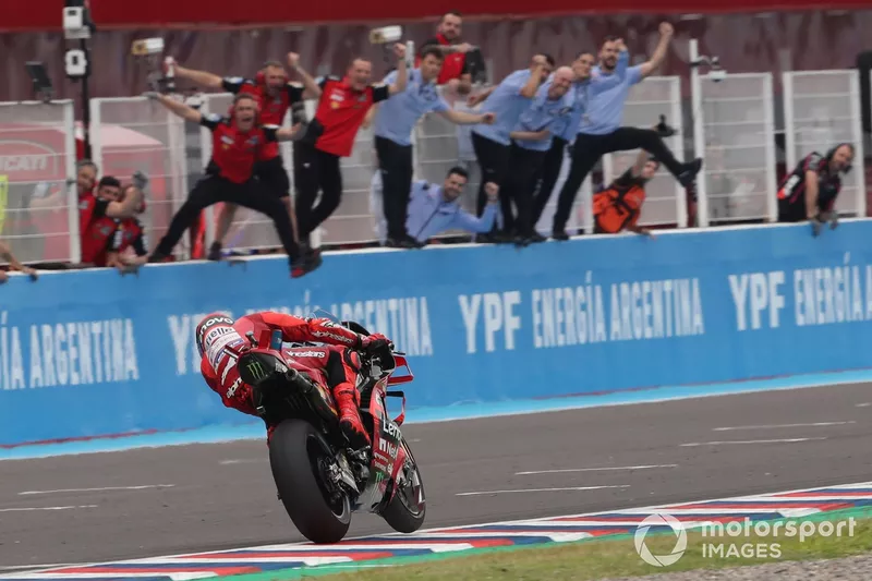 Marc Marquez, vainqueur du sprint, équipe Ducati