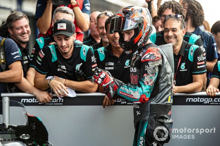 Ganador de la pole Fabio Quartararo, Petronas Yamaha SRT