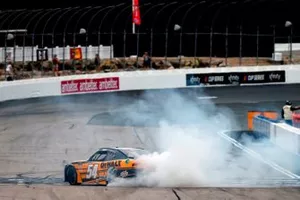 Race winner Christopher Bell, Joe Gibbs Racing, Toyota Supra