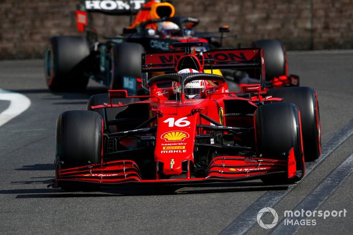 Charles Leclerc, Ferrari SF21, Max Verstappen, Red Bull Racing RB16B