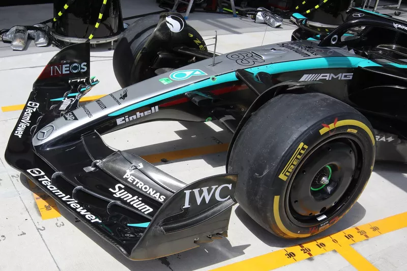 Détails techniques de la Mercedes F1 W15