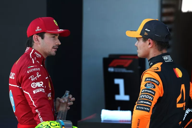 Charles Leclerc, Ferrari, Lando Norris, McLaren