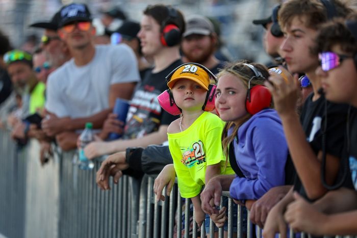 Young Nascar fans