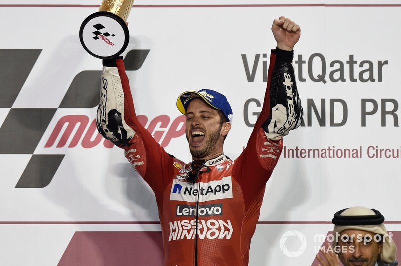 Podium: Andrea Dovizioso, Ducati Team