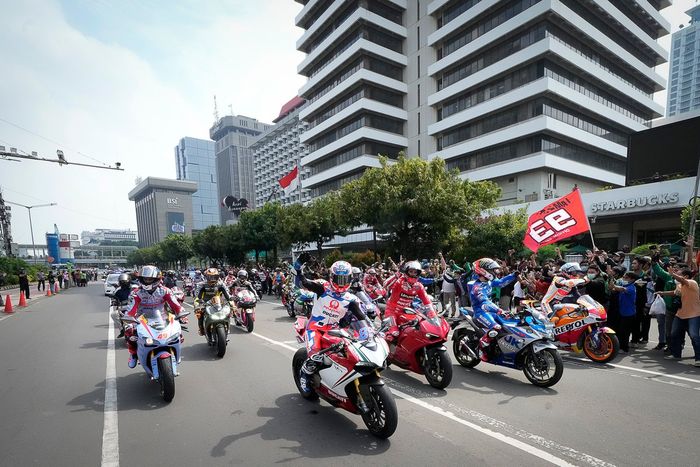 Parada de MotoGP en Jakarta