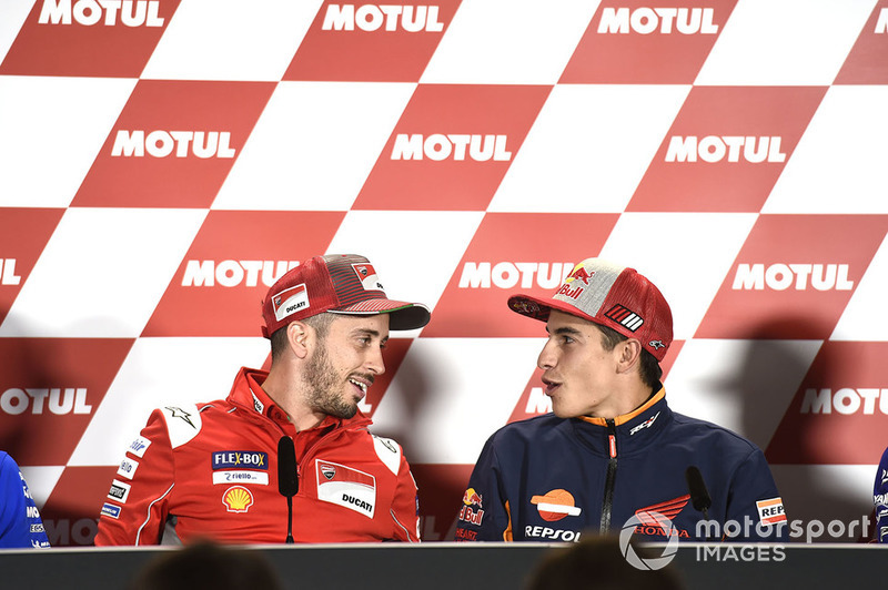 Andrea Dovizioso, Ducati Team, Marc Marquez, Repsol Honda Team
