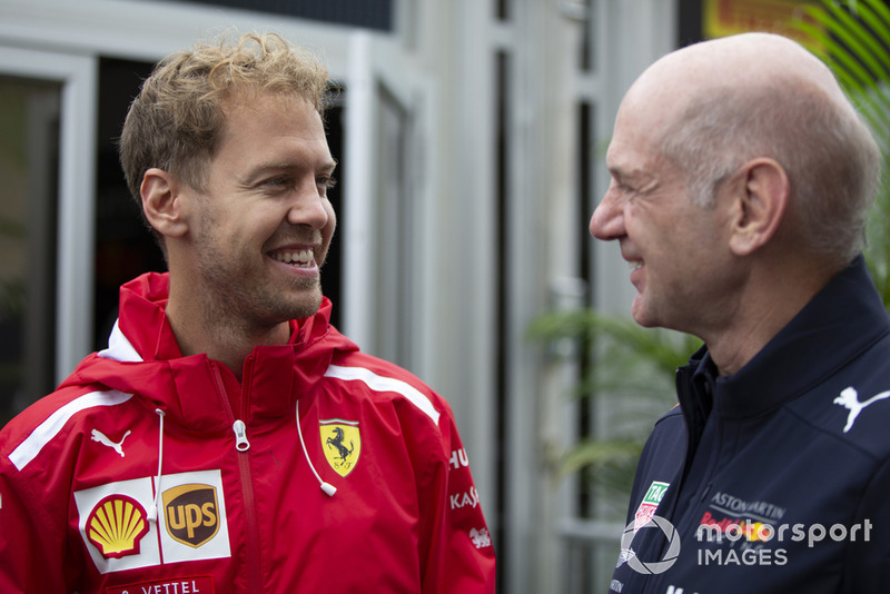 Себастьян Феттель, Ferrari, Едріан Ньюі, Red Bull Racing