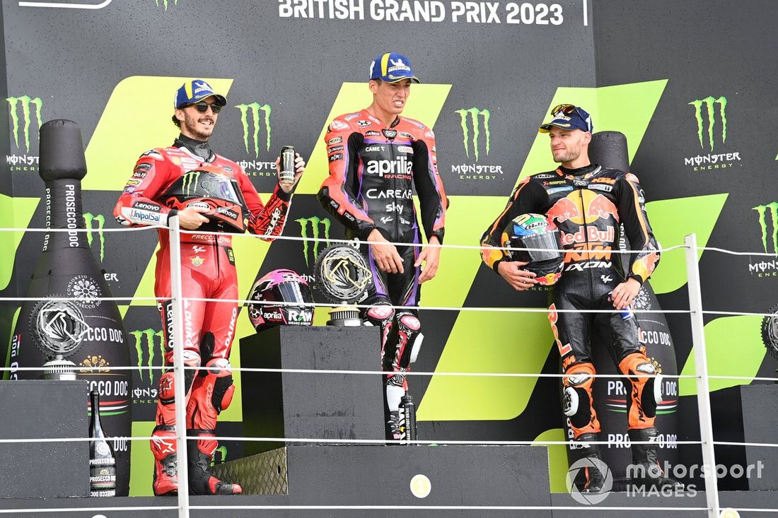 Francesco Bagnaia, Ducati Team, Aleix Espargaró, Aprilia Racing Team, Brad Binder, Red Bull KTM Factory Racing