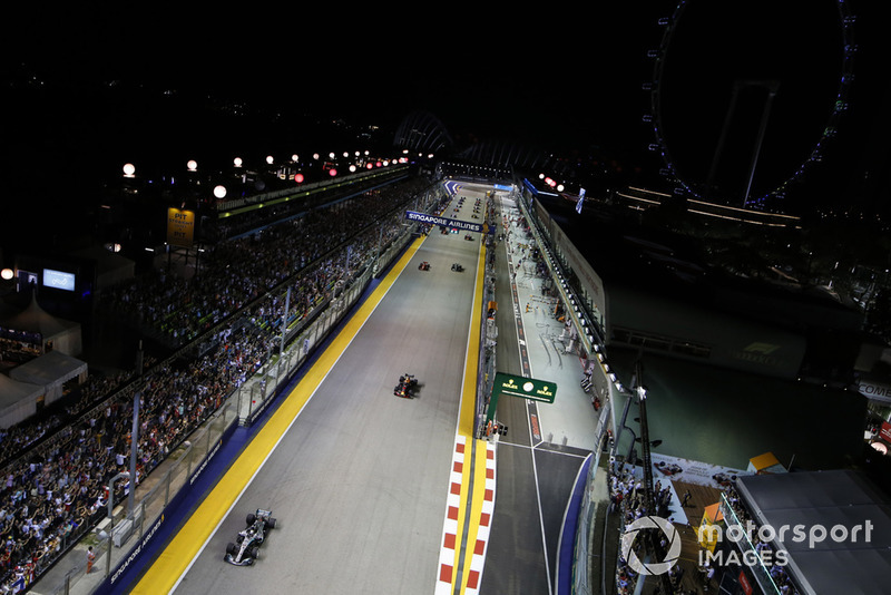 Lewis Hamilton, Mercedes AMG F1 W09 EQ Power+, Max Verstappen, Red Bull Racing RB14, Sebastian Vettel, Ferrari SF71H, Valtteri Bottas, Mercedes AMG F1 W09 EQ Power+.