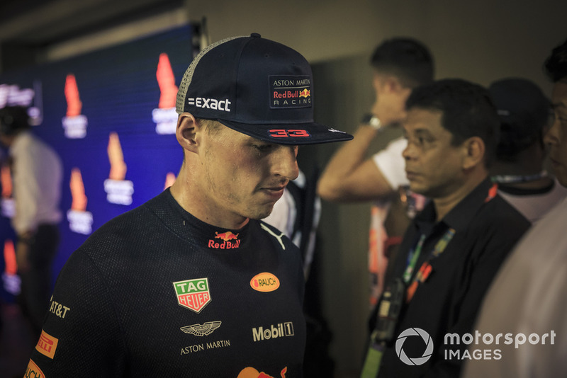 Max Verstappen, Red Bull Racing en parc ferme