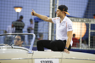 Stoffel Vandoorne, McLaren, pilotlar geçit töreninde