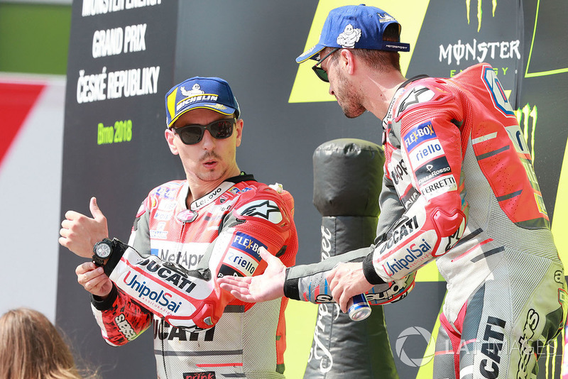 Andrea Dovizioso, Ducati Team, Jorge Lorenzo, Ducati Team