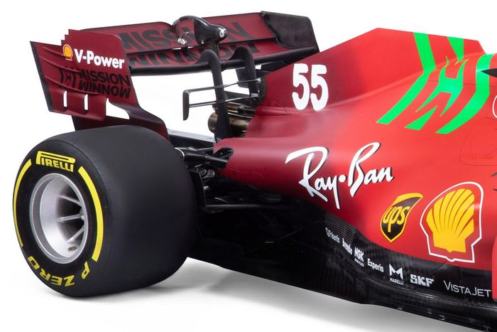 Detalle del Ferrari SF21