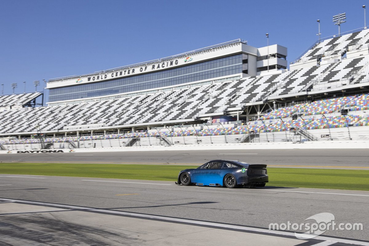 Chris Buescher drives the NASCAR Next gen car