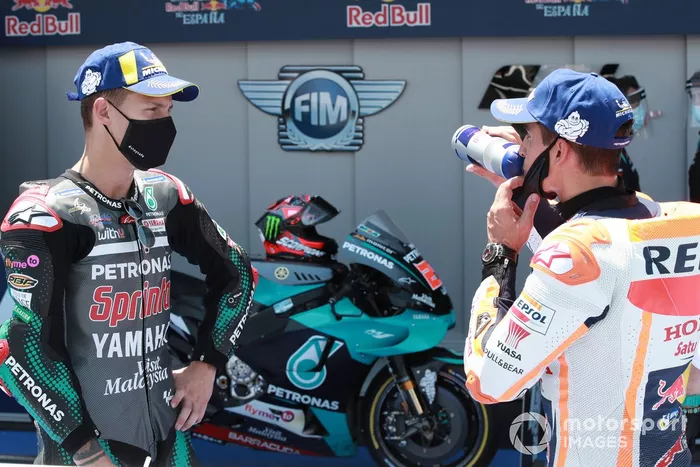 Fabio Quartararo, Petronas Yamaha SRT, Marc Márquez, Repsol Honda Team
