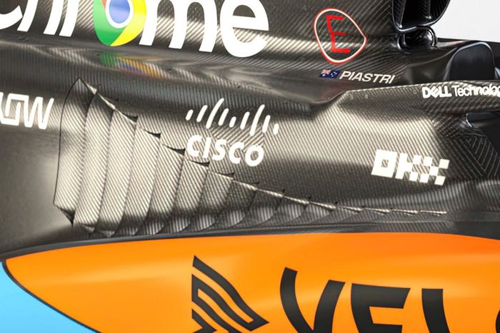 McLaren MCL60, detalle lateral