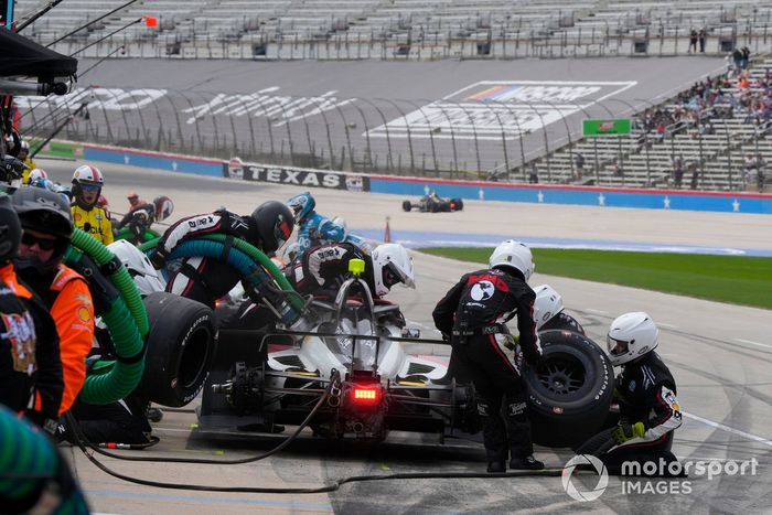 David Malukas, Dale Coyne Racing with HMD Honda pit stop