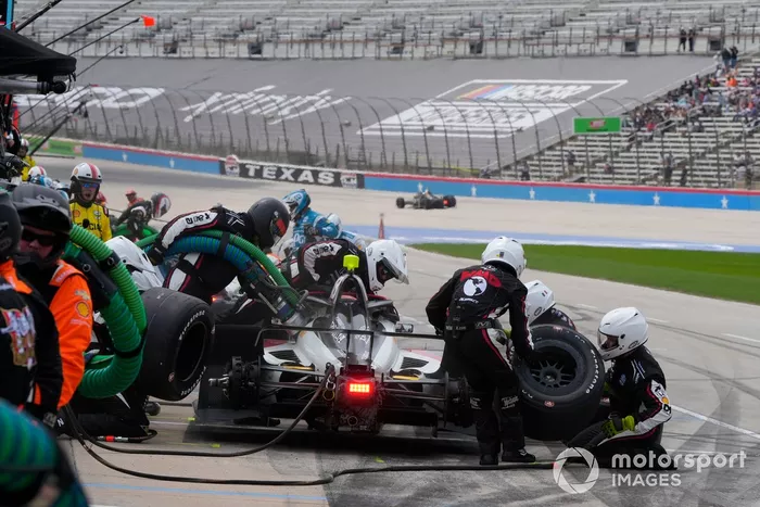 David Malukas, Dale Coyne Racing with HMD Honda pit stop