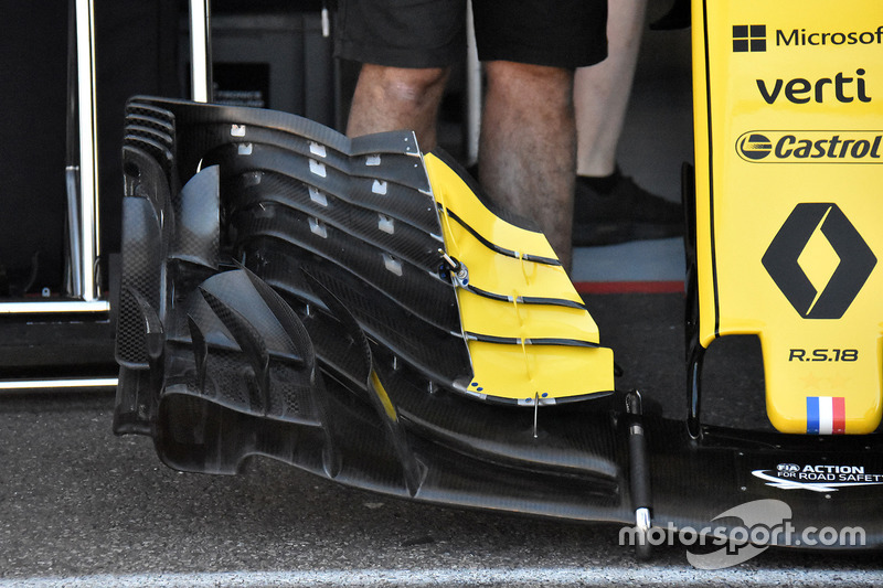 Renault Sport F1 Team R.S. 18 detail front wing