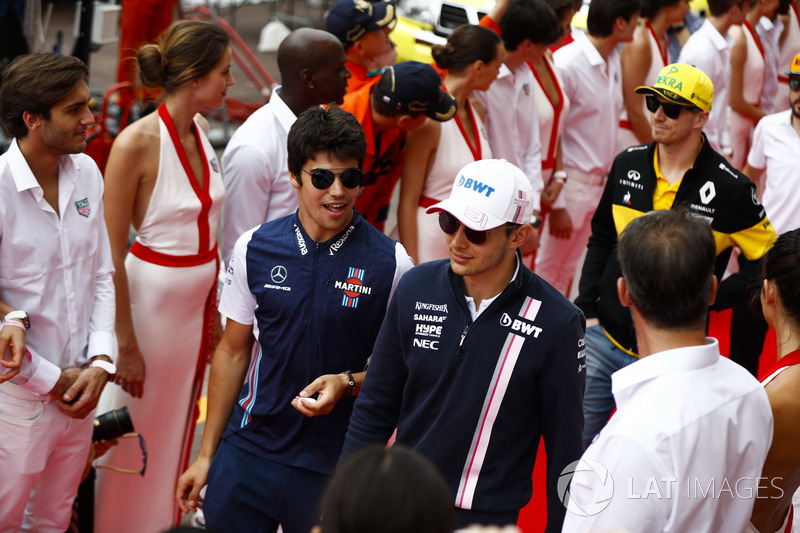 Lance Stroll, Williams Racing, Esteban Ocon, Force India, Nico Hulkenberg, Renault Sport F1 Team