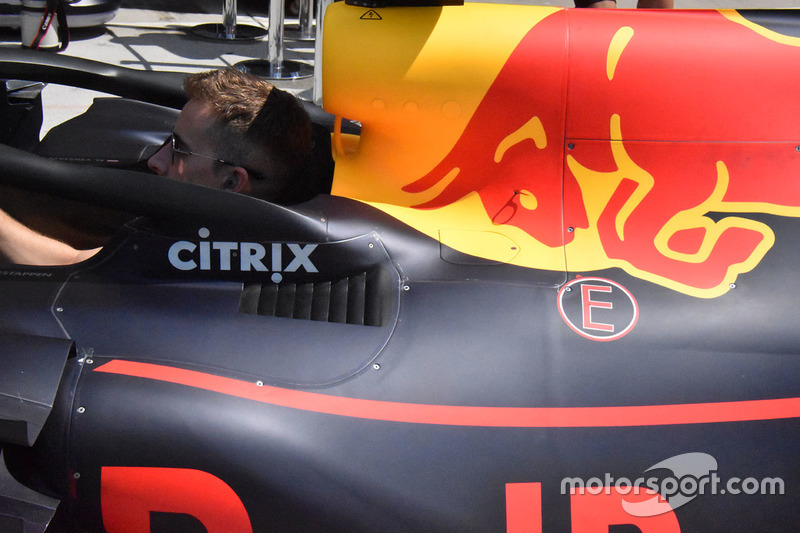 Red Bull Racing RB14 bodywork detail