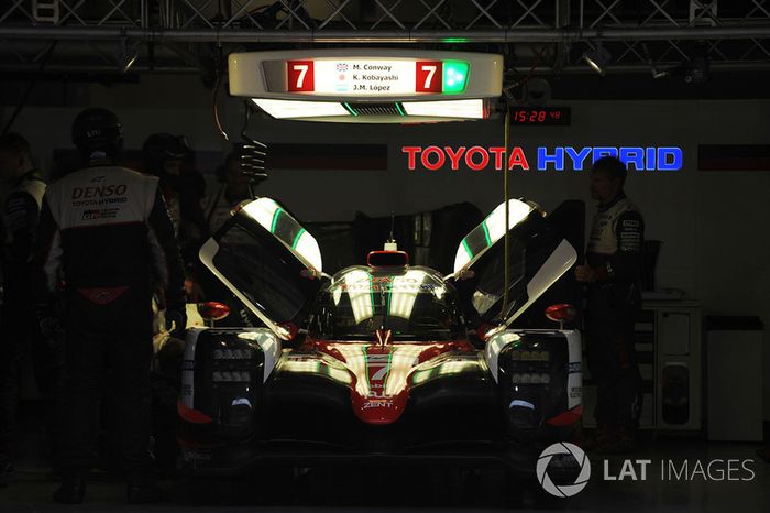#7 Toyota Gazoo Racing Toyota TS050-Hybrid: Mike Conway, Kamui Kobayashi, Jose Maria Lopez
