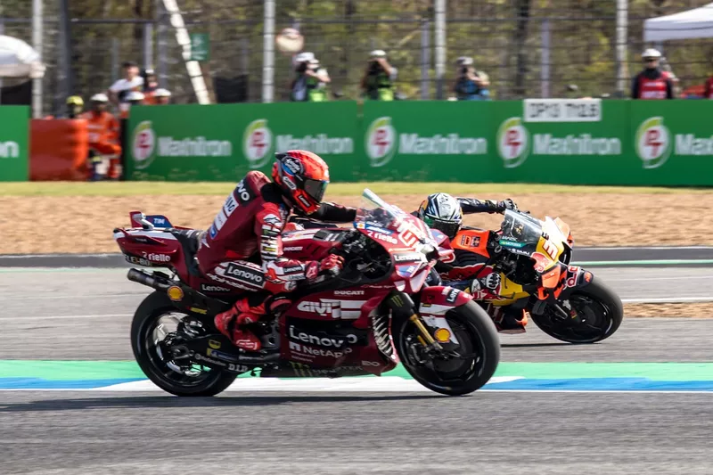 Pedro Acosta, Red Bull KTM Factory Racing, Marc Marquez, Ducati Team