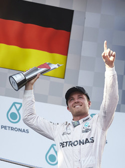 Подіум: третє місце Ніко Росберг, Mercedes AMG F1