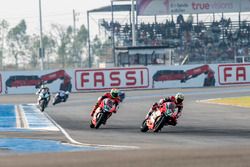 Chaz Davies, Aruba.it Racing - Ducati Team et Davide Giugliano, Aruba.it Racing - Ducati Team