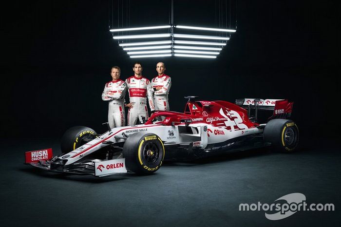 Kimi Raikkonen, Antonio Giovinazzi,  Robert Kubica, Alfa Romeo Racing C39
