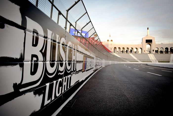 Pista del Memorial Coliseum de Los Ángeles