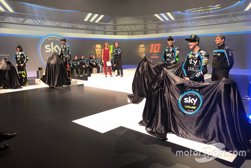 Sky Racing Team VR46 launch atmosphere