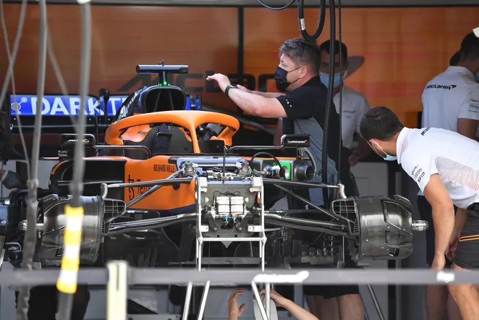 McLaren MCL35M front detail