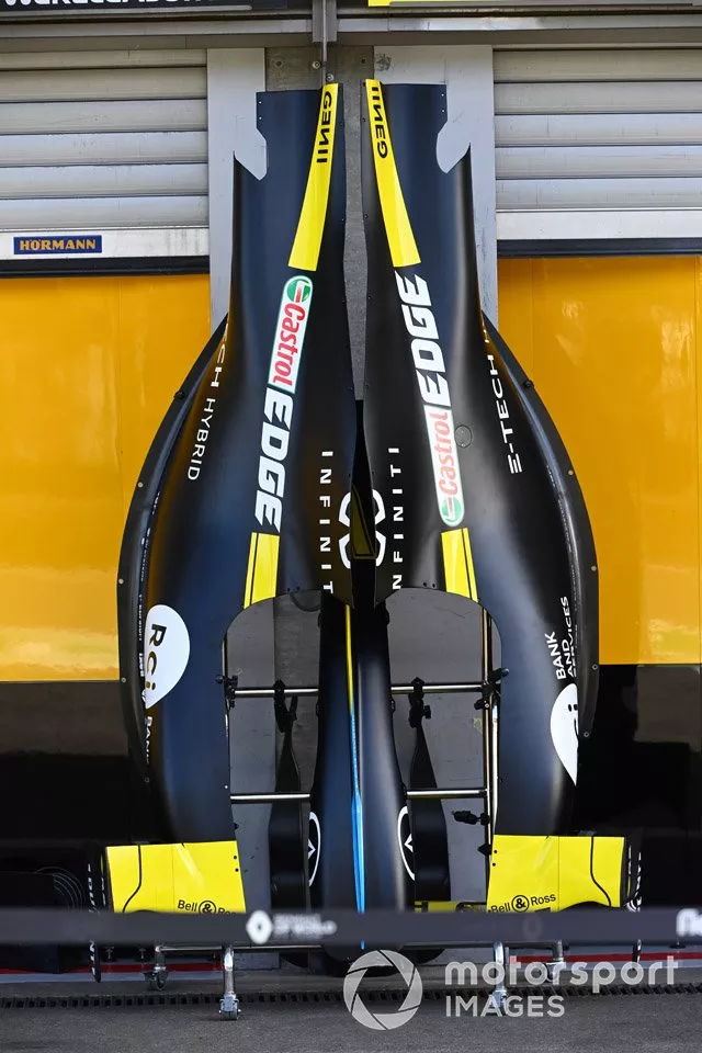 Detalle técnico del Renault F1 Team R.S.20