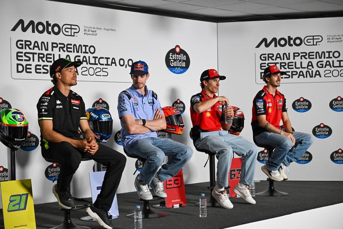 Franco Morbidelli, VR46 Racing Team, Francesco Bagnaia, Ducati Team, Alex Marquez, Gresini Racing, Marc Marquez, Ducati Team