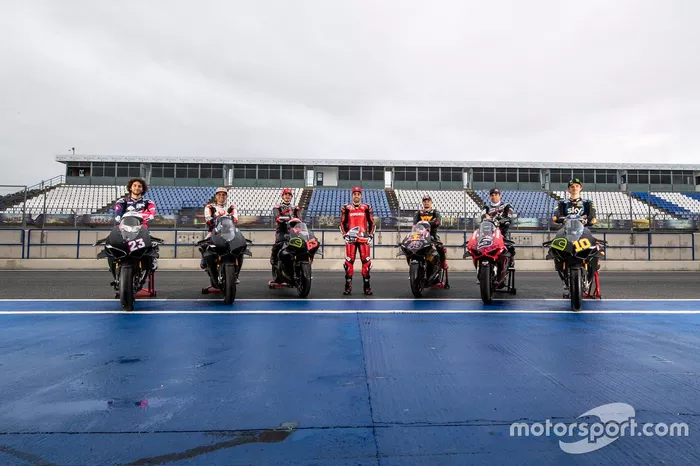 Tito Rabat, Barni Racing Team, Jorge Martin, Pramac Racing, Francesco Bagnaia, Ducati Team, Tito Rabat, Barni Racing Team, Jack Miller, Ducati Team, Johann Zarco, Pramac Racing, Luca Marini, Esponsorama Racing, Michele Pirro, Ducati Team
