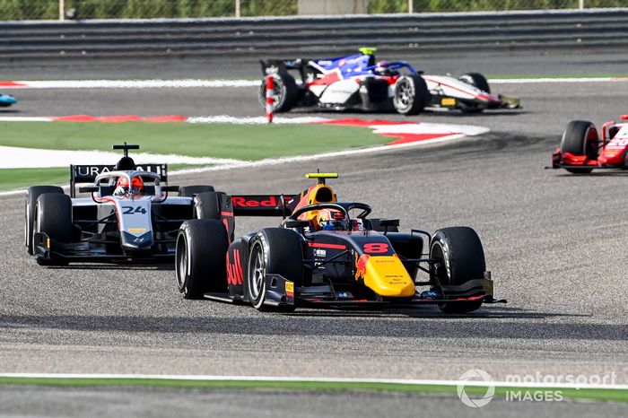 Jehan Daruvala, Carlin y Nikita Mazepin, Hitech Grand Prix 