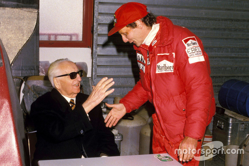 Enzo Ferrari ve Niki Lauda, Ferrari