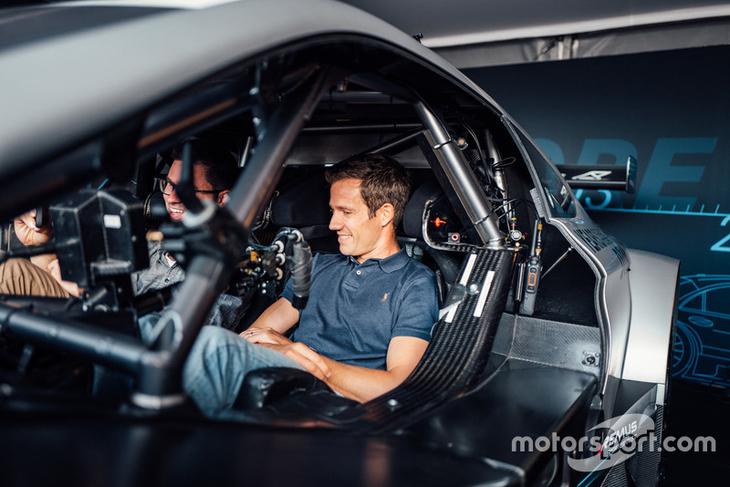 Sebastien Ogier in the Mercedes-AMG C 63 DTM